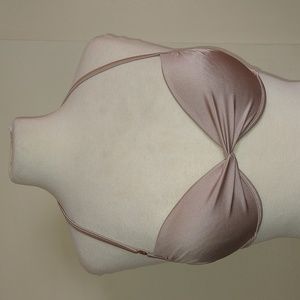 Victoria's Secret Halter Swim Top Bra Push-Up Size 34C Underwire